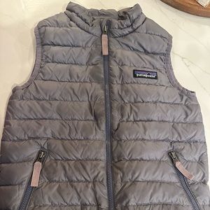 Kids gray Patagonia vest